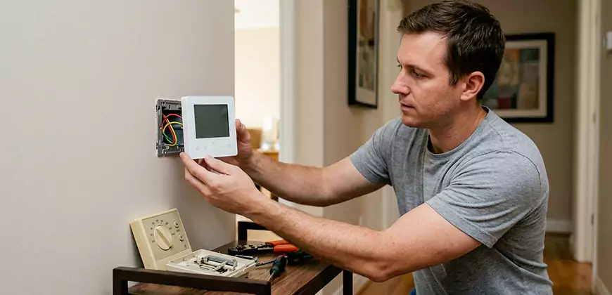 Heat Pump Thermostat Configuration in Mableton
